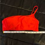 Xhilaration  Red One Shoulder Bikini Top Size D/DD Photo 4