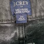 J.Crew  Black Wash Mid Rise Crop Jeans Photo 5