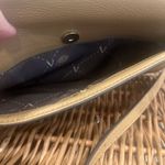 Vince Camuto Clutch Purse Crossbody Leather Tan detachable shoulder strap Photo 4