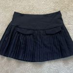 SheIn Pleated Mini Skirt in Black Women's Medium 6 Photo 0