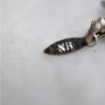 Avon RL Stainless Steel Beveled Blue Pendant Link Chain Like New Necklace Silver Photo 2