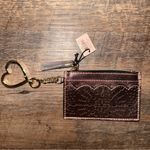 Victoria's Secret  Laser Cut Rose Gold ID Card Holder Keychain Coin Purse New NWT Photo 3