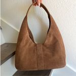 ANINE BING NWOT  Brown Suede Shoulder Bag in Toffee Brown Photo 1