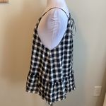 Cloth & Stone  Black White Checkered Tank Photo 55