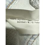 ZARA Women's Blue Light Wash High Waisted Cut-off Denim Jean Shorts Size 6 Photo 3