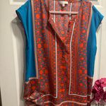 CHAUS NEW YORK Sleeveless Top with Scarf Print XL. Photo 3