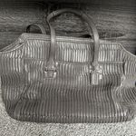 Coach Taylor Gathered Leather Alexis Carryall Tote F25252 Grey Shoulder Handbag Photo 0