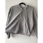Old Navy Old‎ Navy Heathered Gray Waffle Knit Zip Up Hooded Sweatshirt Size XS Pockets Photo 3