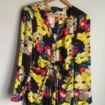 Etro floral silk midi dress Yellow Size 6 Photo 3