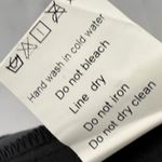 Allegra K NWT  Faux Leather Button Down Puff Sleeve Shirt Blouse Black L Photo 7