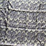 Coach Signature Silk Scarf Lavender Mist Gray 35” Square Photo 5