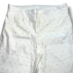 Soft Surroundings Womens Straight Leg Ankle Length Pants White Gold Accents XL Photo 1
