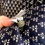 Lucky Brand Studded Sleeveless Dress Western Flair Size MD Vneck Edgy Blue Photo 9