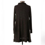 Anthropologie | Saturday Sunday Moss Green Crochet Back Swing Dress Size XS Photo 5