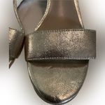 Ann Taylor  gold metallic wedge sandals 7 1/2M Photo 8
