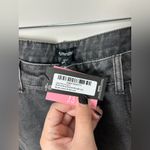 Pretty Little Thing  Washed Grey Ruched Straight Leg Denim Photo 2