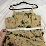 Old Navy Tan Safari Jungle Linen Blend Sundress Sz XL Photo 4