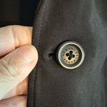 Armani Exchange  Black Relaxed Blazer Pockets 2 Button Classic Viscose Stretch Photo 6