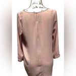 Be cool . Sheer blush pink blouse. Size Large Photo 3