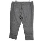 Liz Claiborne Liz Clairborne Emma Ankle Pants Women's Size 18 Geometric Biege Ivory Black Photo 1