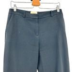 Sézane Sezane Black Acetate Tapered Leg Cropped Dress Pants Trousers Size 38 / US 6 Photo 1