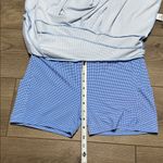 IBKUL 16” High Rise Mini Check Flounce Golf Tennis Skirt Skort Blue Size Small Photo 10