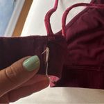 Dark red velvet bralette from Pink Size 0 Photo 2