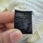 Sanctuary  Sweater Womens Medium Cream Waffle Knit Crew Neck Long Sleeve‎ Casual Photo 7