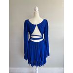 Free People Much Ado Mini Dress Blue Size Small Photo 2