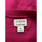 J.CREW Fuchsia Pink Classic Sweater Shell‎ Sleeveless Classic Preppy Size M Photo 8