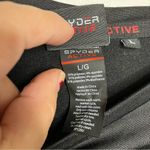 Spyder  active long sleeve fleece lined top thumb holes size large Photo 2