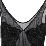 Natori  Black Lace Goth Fairy Sheer Chemise Special Occasion Size S Photo 2