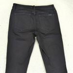 joe's jeans  The Icon Mid‎ Rise Skinny Ankle Black Distressed Ripped Womens 29 Photo 4