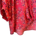 Gibson  Women's Floral Print Knot Blouse 3/4 Sleeve Size XL Photo 6