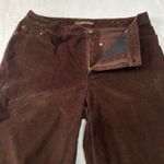 st. john's bay  High Rise Corduroy Boot Cut Pants Size 16 Stretch Western Boho Photo 4