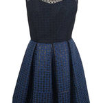 ABS Allen Schwartz A.B.S. Allen Schwartz Blue Mini Cocktail Dress Size 2 Wedding Guest Dress Photo 0