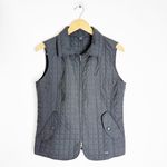 Max Mara Weekend Quilted Vest Light Padding Gray Size 38 (US 6) Photo 2