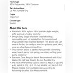 Women's One Shoulder Top with Mid Waist Two Piece swimsuit,XS NWOT coral pink Photo 5