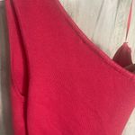 EVERY One Shoulder Knit Ribbed One Shoulder Top Rose Pink size M Soft Stretch Size M Photo 5