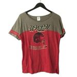 Rivalry Threads UNLV Rebels T Shirt Scoop Neck Color Block Womens Trendy Cotton Photo 0