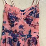 Guess  Pink Dress with Blue Floral Design Photo 2