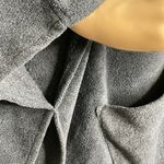 Moda Le Gray Cape With Buckle Closure and Black Fur Trim Collar One Size Photo 6