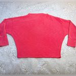 We The Free  Nikala Ribbed Pullover Boatneck Slouch Oversized Zip Neck Sz L Photo 9