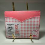 Rare HTF Sanrio 2023 Hello Kitty Gingham Travel Wallet Pink Photo 1