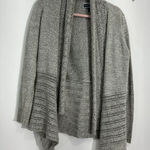 Karen Scott Womans  Small Tan Open Knit Open Front Cardigan Sweater Photo 0