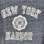 H&M L.O.G.G. NEW YORK HARBOR DISTRESSED JERSEY STYLE PULLOVER TOP LARGE Photo 3