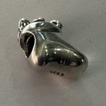 Pandora RETIRED Silver Christmas Stocking Charm Sterling Silver 925 Holiday Photo 4