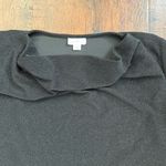 Jaclyn Smith COLLECTION, silver glitter, black short sleeve top, plus size XXL Photo 4