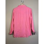Wrangler  Western Shirt Women Long Sleeve Rhinestone Snaps Pink Size L‎ Cowgirl Photo 6