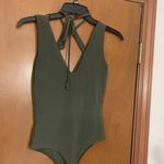 Boohoo  khaki jersey bodysuit Photo 4